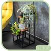 Portafiori, scaffale per fiori, piante, vasi, autoportante, 4 ripiani, loft
