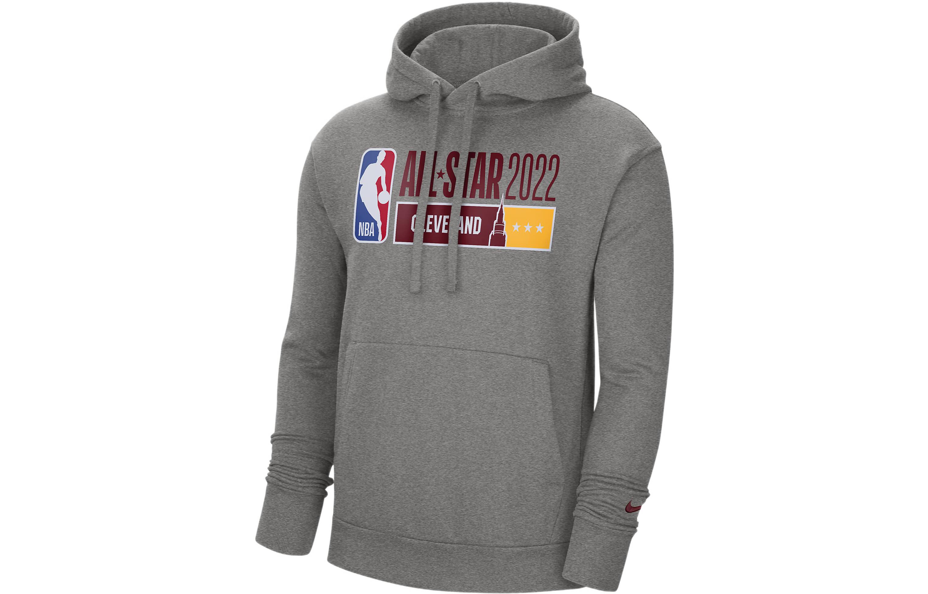Nike NBA Sweatshirts Men s Gray Hooded Moderate DH9529-063 XXXL