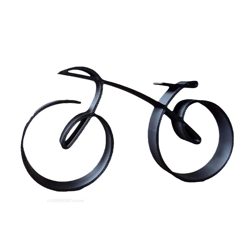 S/L Acrylic Minimalistic Bicycle Sculpture Bicycle Ornament Personality Table Decoration Items Office Decoration Minimal Gift