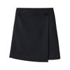 2025 Autumn/Winter Women's Luxury Deep Gray Irregular Slimming Hip-Wrap Short Skirt