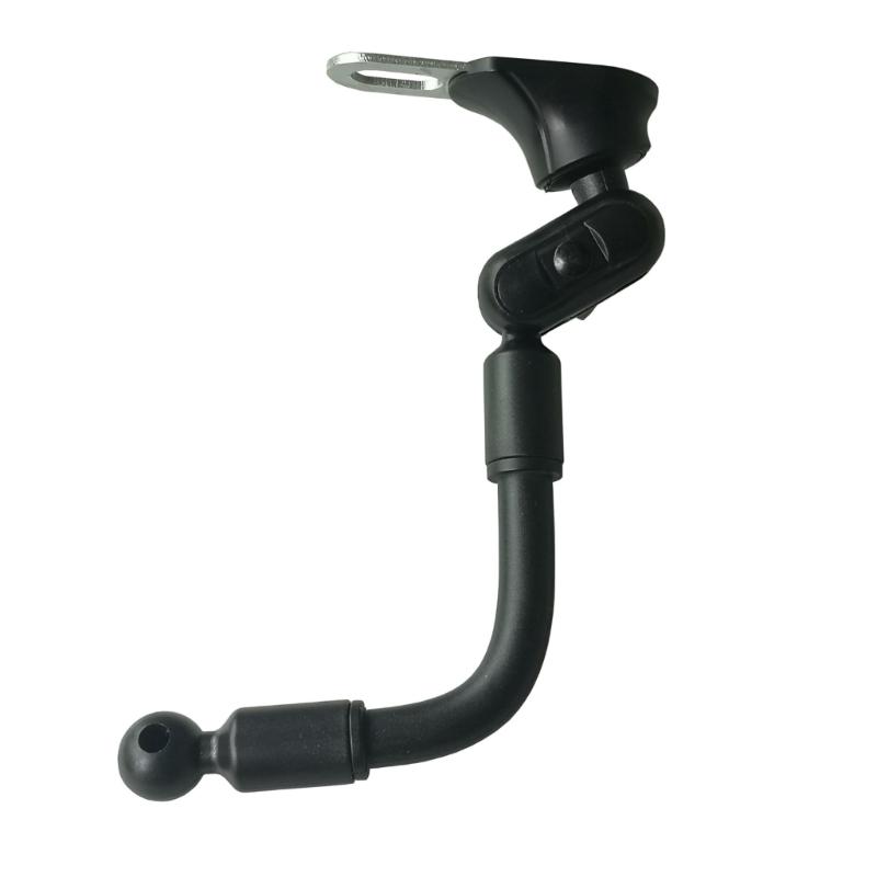 360 Rotatable Motorcycle Phone Holder with Strong 17mm Ball Joint for General Bike and Scooter Mounting