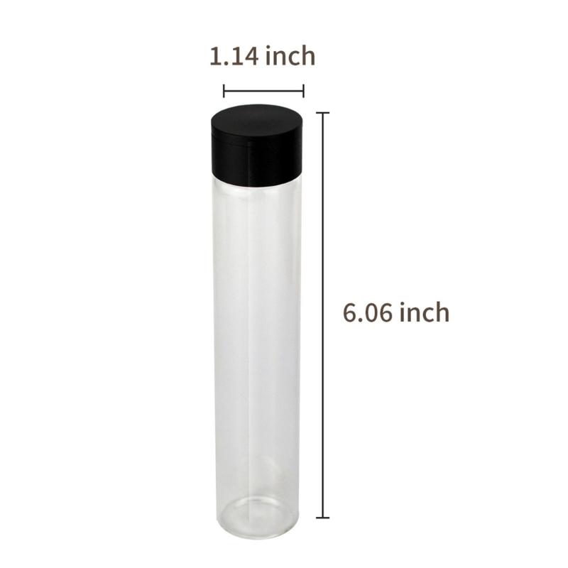 Magnetic Coffee Bean Dispenser Coffee Bean Bottles Glass Test Tube Display Stand Sealing Coffee Bean Containers