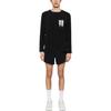 Y-3 Digital Print Loose Fit Crew Neck Short Sleeve T-Shirt Men Tops Black IN8744