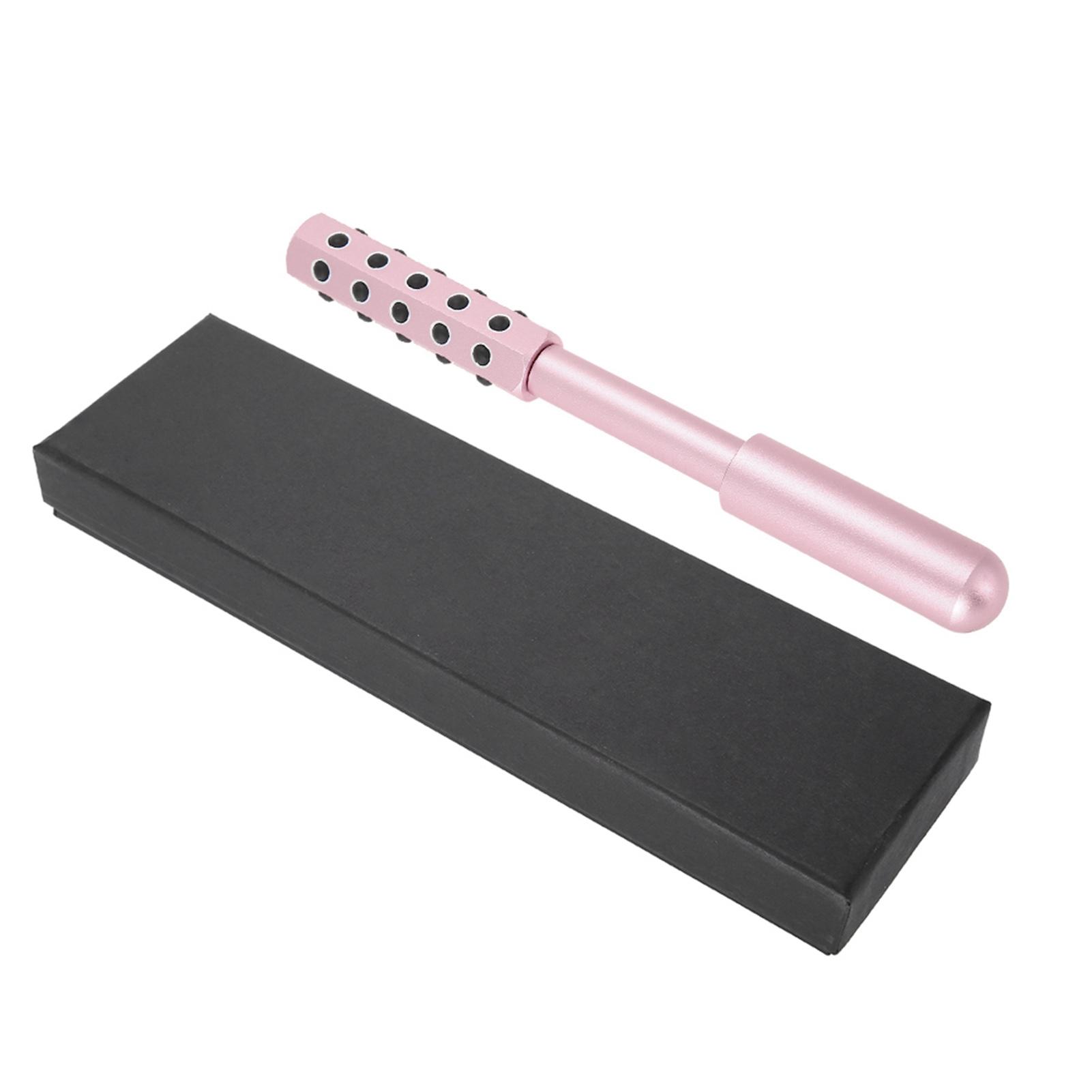 

Germanium Particles Face Massage Stick Energy Beauty Massager Stick gold pink