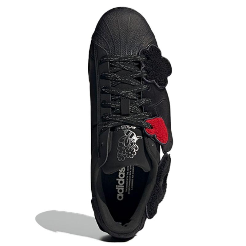 Adidas Melting Sadness X Adidas Superstar 'Black Floral Patches' Sneakers GZ6985