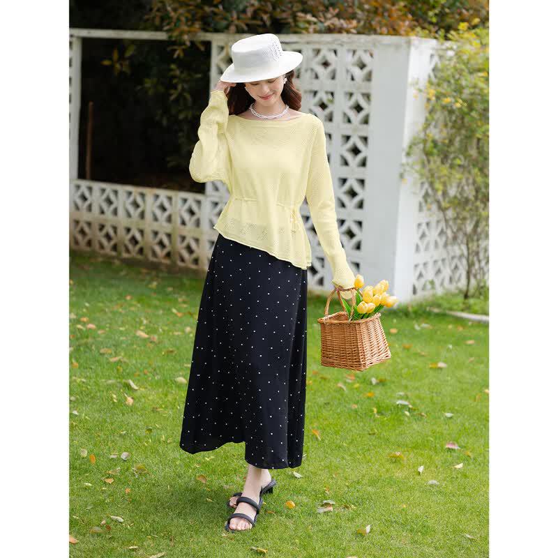 Mocana Women's Summer Beach Long Sleeve Knit Top