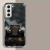 Steampunk Car Phone Case For Samsung Galaxy S25 Edge S24 S23 FE S21 S20 S10 Plus S22 S26 Ultra Cover Clear Cases TPU Capa Shell