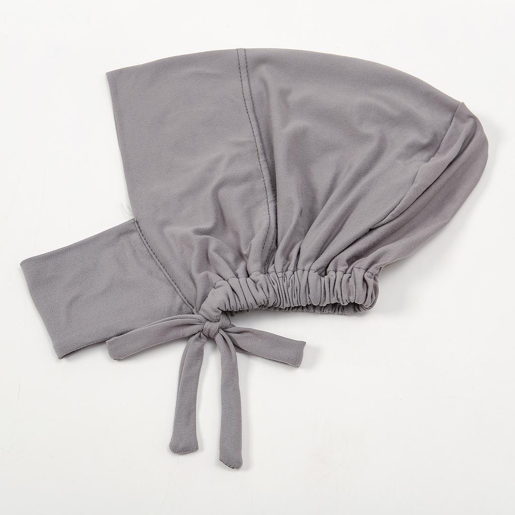 Islam Hijab Caps Muslim Women Inner Hijab Solid Color Undercap Hijab Femme Musulman Turban Islamic Ready To Wear Headcover