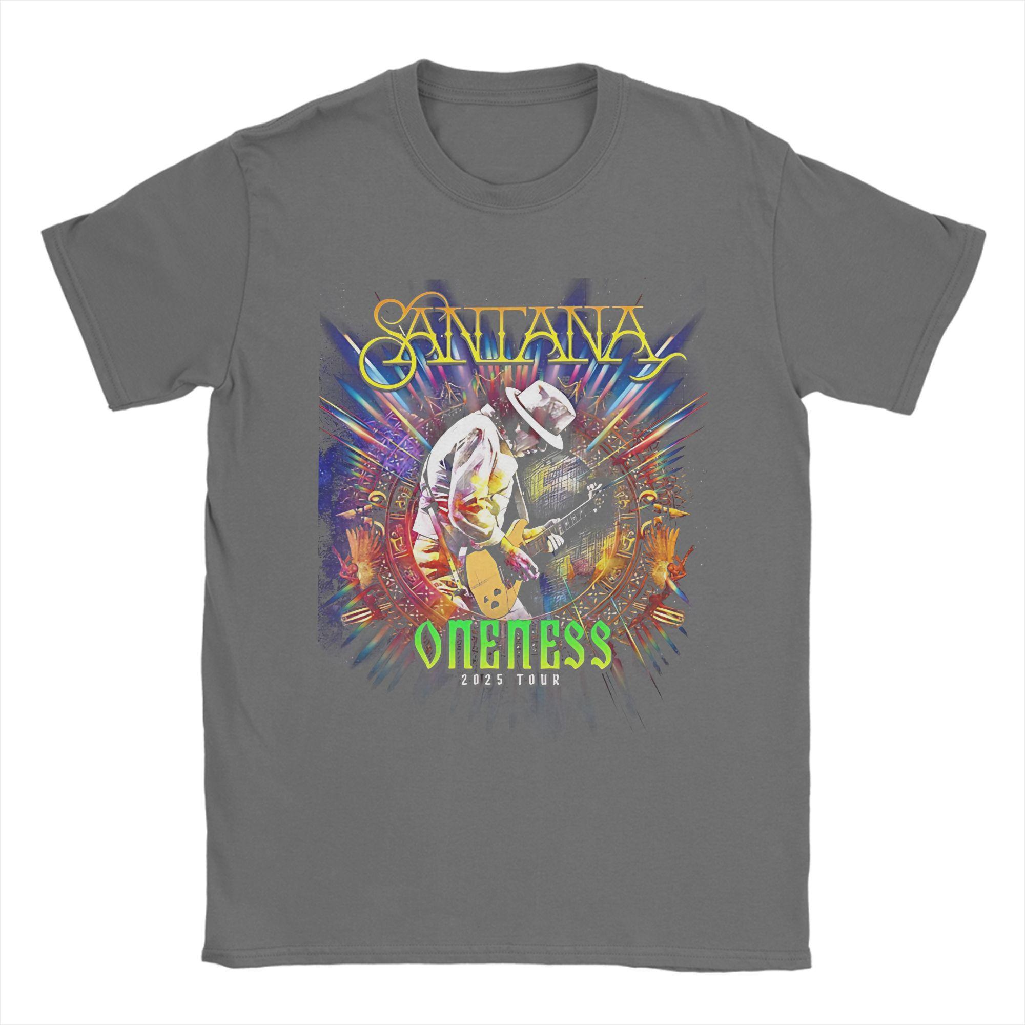 

Mens Womens Carlos Santana Oneness T Shirt Cotton New Arrival Tee Shirts Top Clothing 4XL