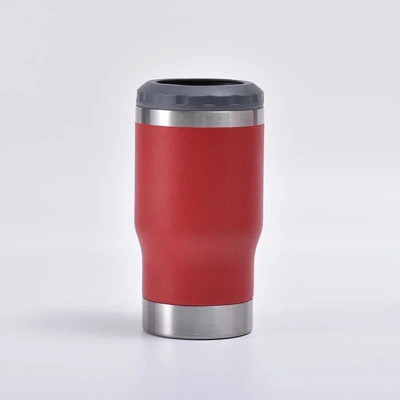 14oz Stainless Steel Insulated Cup Car Mounted Car Cup Vacuum Belly Ice Cream Cup Bottom Open Beer Water Bottles