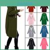 Women Long Sleeve Zip Up Hooded Hoodie Jacket Stylish Cardigan Coat Available In 12 Colors