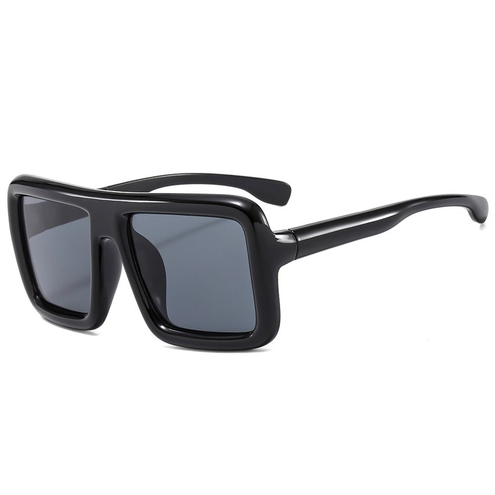 Big Oversized Square Sunglasses Punk UV400 Protection Thick Frame Sun Glasses for Women Men
