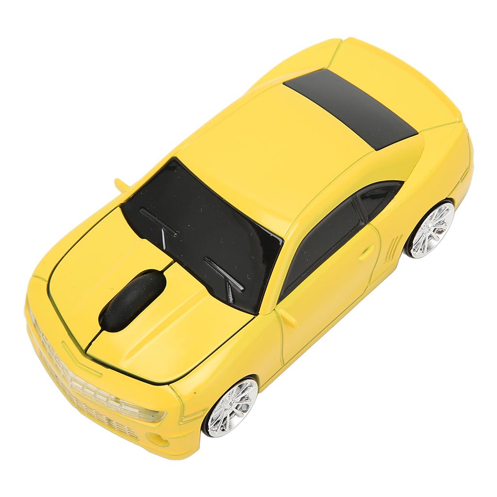 Race Car Wireless Mouse Sports Car Computer Mouse 2.4 GHz LED Light 1600 DPI Optical Sensor for OS