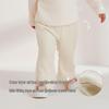 Rabe Girls' Autumn/Winter Fleece-Lined Flared Casual Pants