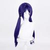 High Quality Crazy Mita Cosplay Wig 68cm Purple Blue Ponytail Heat Resistant Synthetic Hair Wigs Anime MiSide Wigs + Wig Cap