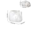 Easter Bunny Storage Box Plaster Silicone Mold DIY Scented Candle Cup Diffuser Stone Decoration Epoxy Mold