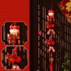 New 2026 New Year Pendant Year of the Horse Spring Festival Decor Red Lucky Entrance Door Decor Festive Atmosphere