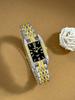 Alloy Square Steel Strap Watch Female Simple Rhinestone Square Diamond Roman Female Dial