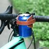 Yousheng Bicycle Water Bottle Holder, Vintage Faux Leather Motorcycle Cup Holder, Handcrafted Bottle Cage Drink Mount, Cycling