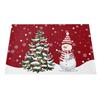 Christmas Placemats Table Mats Plaid Snowflake Santa Claus Coaster Pad Cup Dining Kitchen Placemat Non-Slip Home Decorations