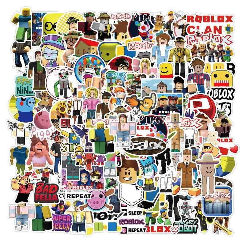 100pcs Vibrant Roblox Stickers Perfect For Laptops Bikes And Skateboards
