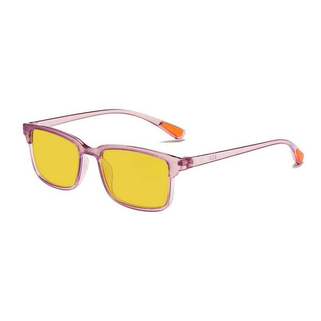 Men Women Fashion High Definition Night Vision Presbyopia Glasses Anti-Blue Light Anti-fatigue Ultra-light Reading Glasses +4.0