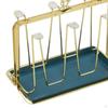 Bottle Drying Holder Cup Cookware Draining Organizer Rack Glass Drain Tray for