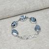 Zebra Jasper  Gemstone Handmade 925 Solid Sterling Silver Jewelry Exquisite Bracelet For Women