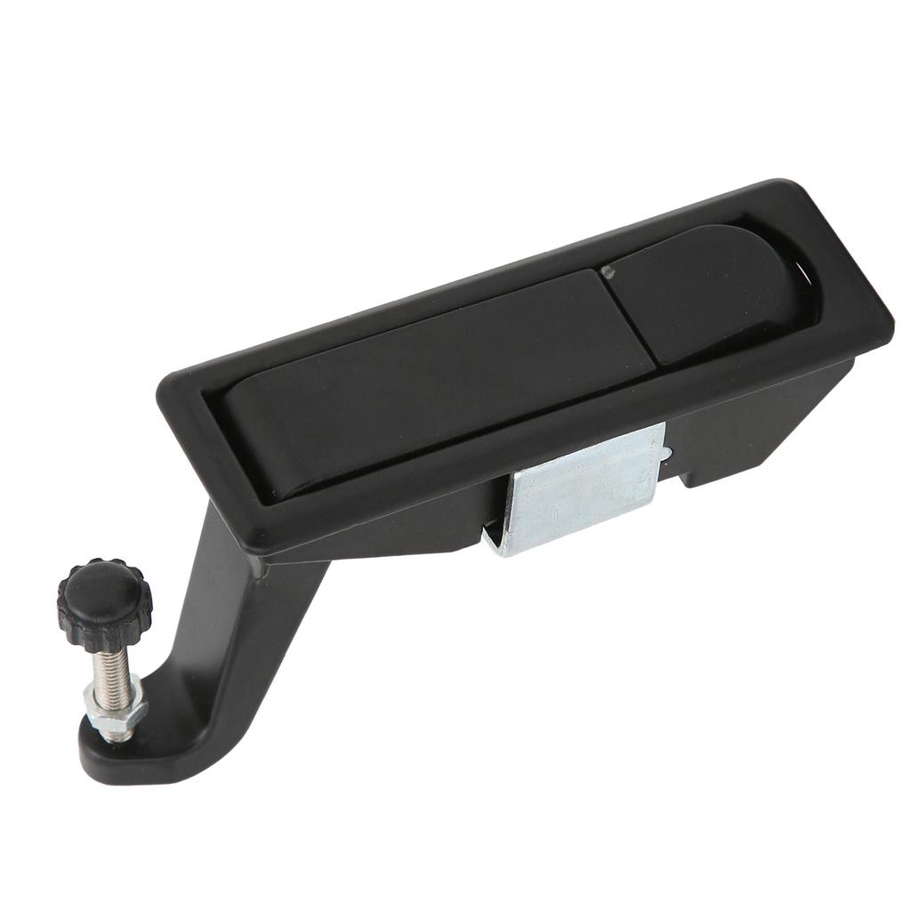 Kompresní západka Neuzamykací skříňka na nářadí Zámek kufru Zinková slitina pro lodní přívěs(Černá )