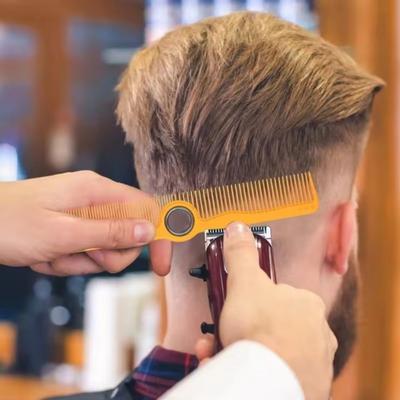Antistatischer rotierender Schneidekamm mit Lager 360° drehbar beidseitiger Kamm breite Zähne Professionelles Friseurzubehör