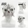 Scary Halloween Costume Mask Skeleton Mask, Horror Fanged Skull Distressed Retro Bone Full Face Cosplay for Party Props