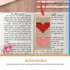 8Pcs/Set Hollow Out Cross Stitch Kit Art Embroidery Kit Children Craft Wooden Bookmarks  Teens