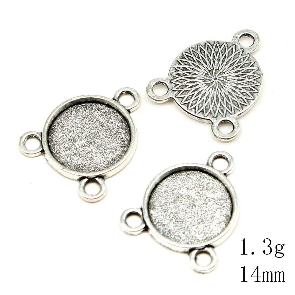 NewArrivals Accessories Jewelry Three-Hole Multi Size Glass Cabochon Base Setting Tray Accessories Parts Souvenir Men's Accessories