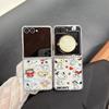 Creative Love Heart Funny Snoopy Folding Magsafe Wireless Charge Case For Samsung ZFlip 3 4 5 6 ZFlip7 3D Cute Magnetic Holder