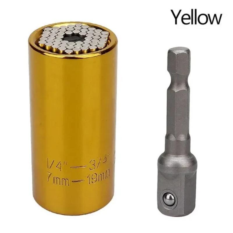 Onnfang 7-19/11-32mm Universal Ratchet Wrench Universal Socket Head, Household Socket Power/Hand Tool Wrench