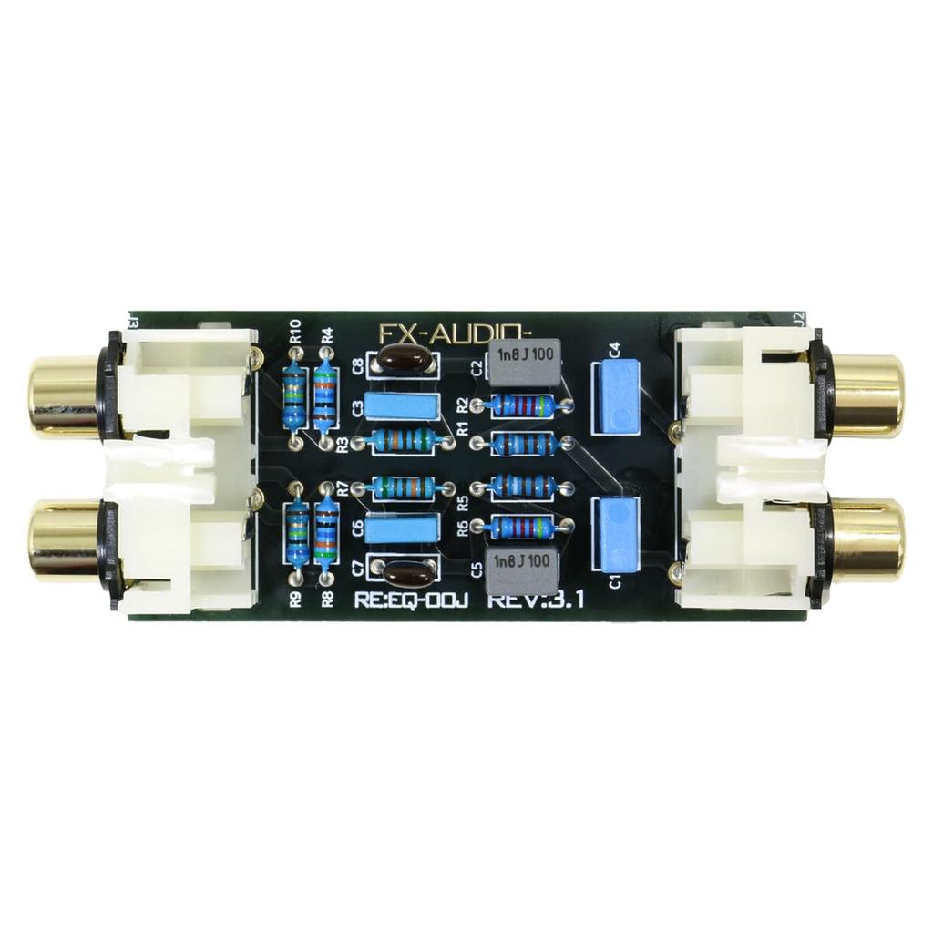 Inverse RIAA Equalizer RIAA Converter Converts signals to For use with amplifier phono equalizer phono input Ideal for operational FX-AUDIO- REEQ-00J