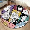 Spy Family Round Area Rug Carpet Rug For Living Room Bedroom Sofa Playroom Decor Nonslip Floor Mat
