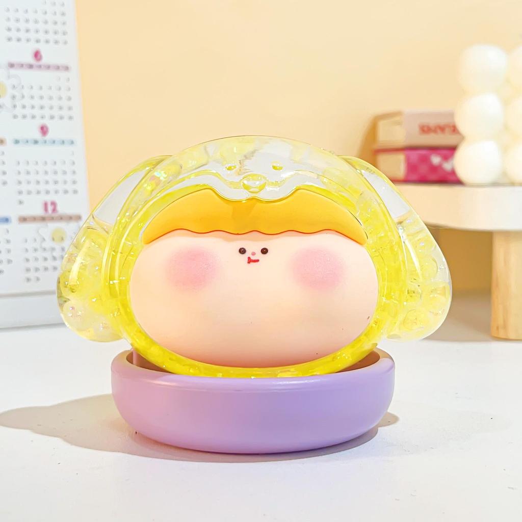 Douyin Style Lilith Dog Head Cartoon Glitter Ornaments Blind Box