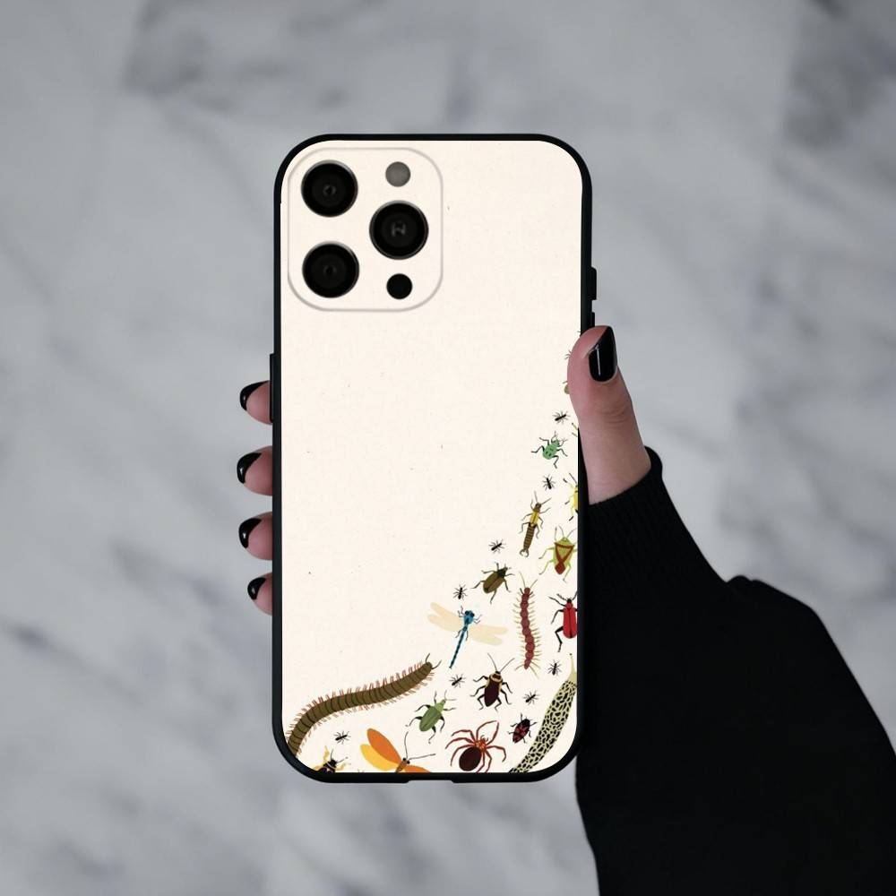 I-Insects And B-Bugs   Phone Case For iPhone 17pro, 16,15,14,13,12,11 X XR Plus,Others Soft Black Cover