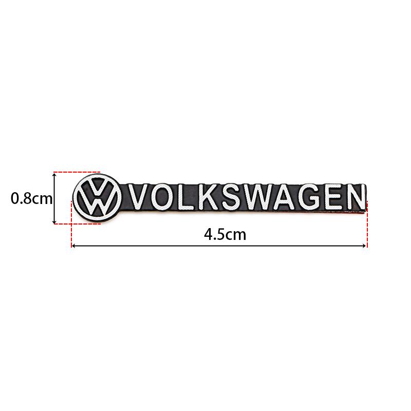 4/8Pcs Car Audio Speaker 3D Aluminum Badge Logo KL35 Stickers For VW GTl Golf Passat Polo Tiguan Arteon Touareg CC Taigo Caddy Jetta