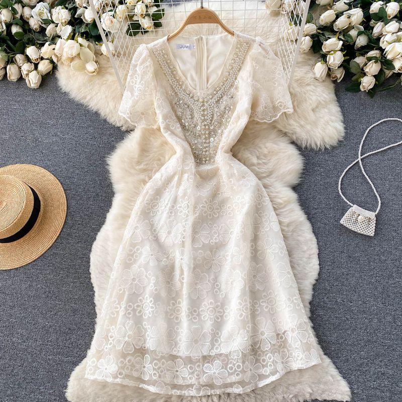 Light Luxury Minority Banquet Retro Dress Evening Dress