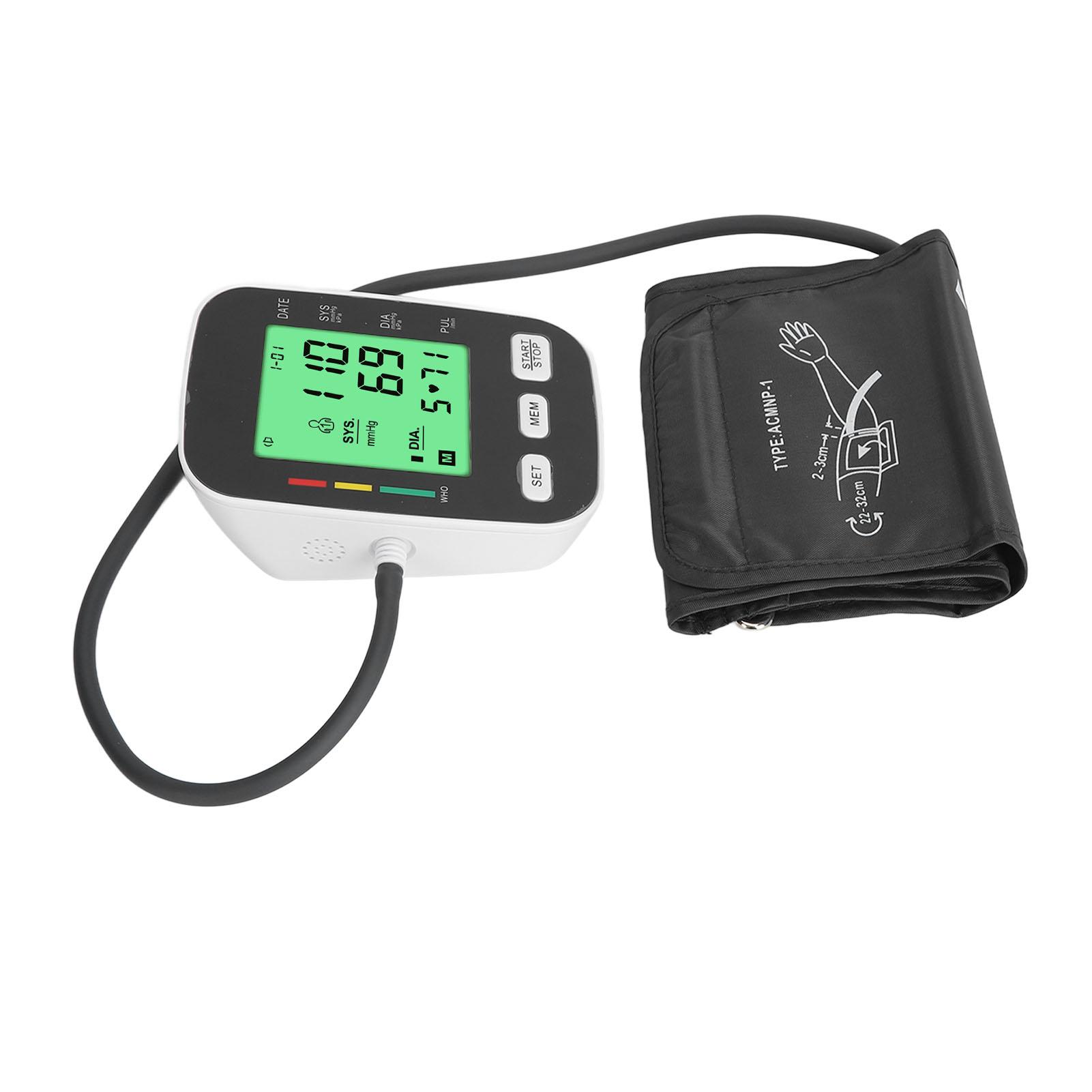 

Тонометр на плечо 0 до 280 мм рт. ст. Автоматический Большой экран Дисплей с подсветкой Цифровой АД