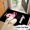 Custom Name Pink Dog Dreamscape Carpet, Chair Rug,Area Rug for Office Bedroom living rooms bedroom, Doormat decor Christmas fan gifts