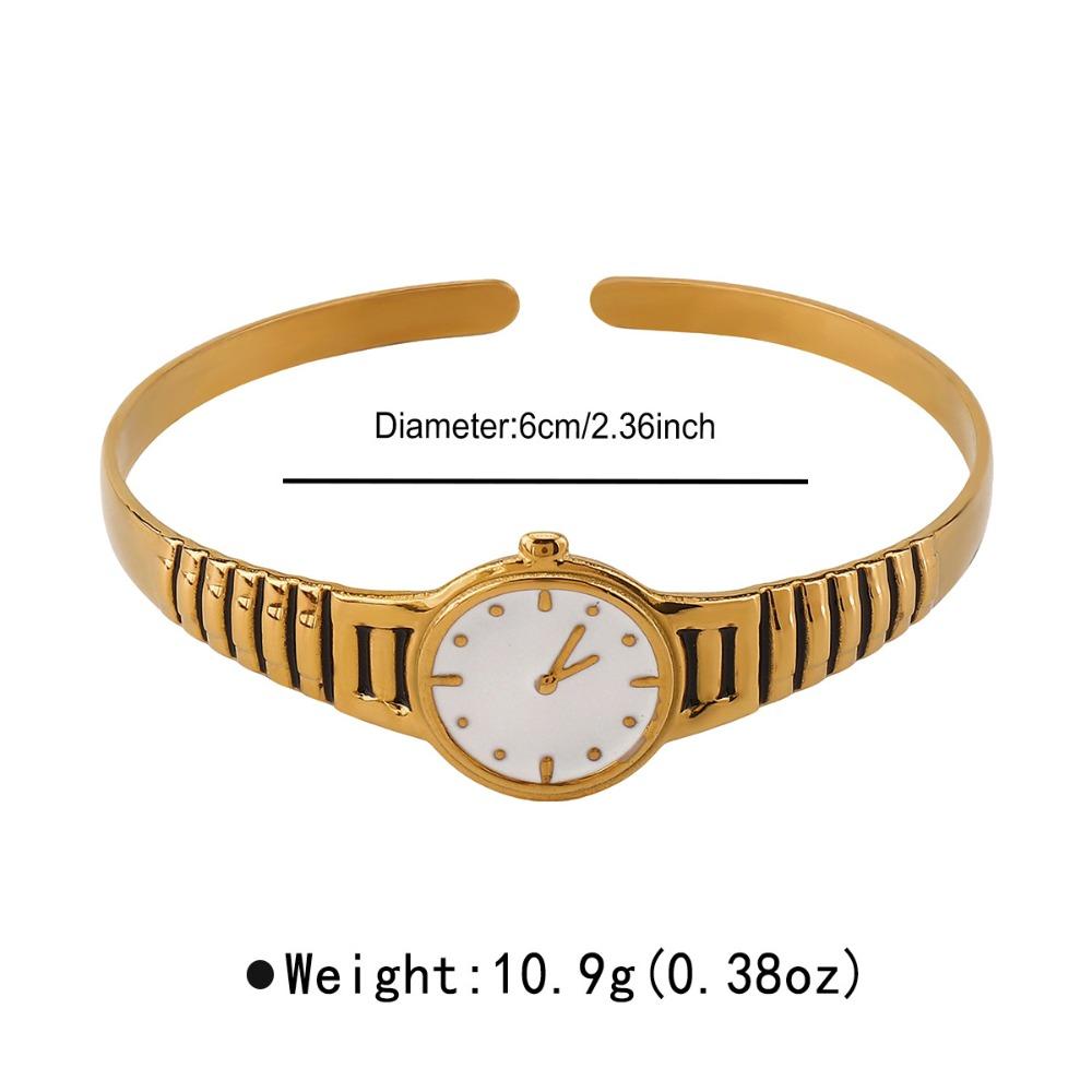 Creative Open Bracelet Vintage Titanium Steel Hand Chain Exquisite Watch Design Bangle  Unisex