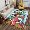 "Anime Girl and Dragon Carpet Design" suitable as a non-slip mat for the living room or bedroom sofa