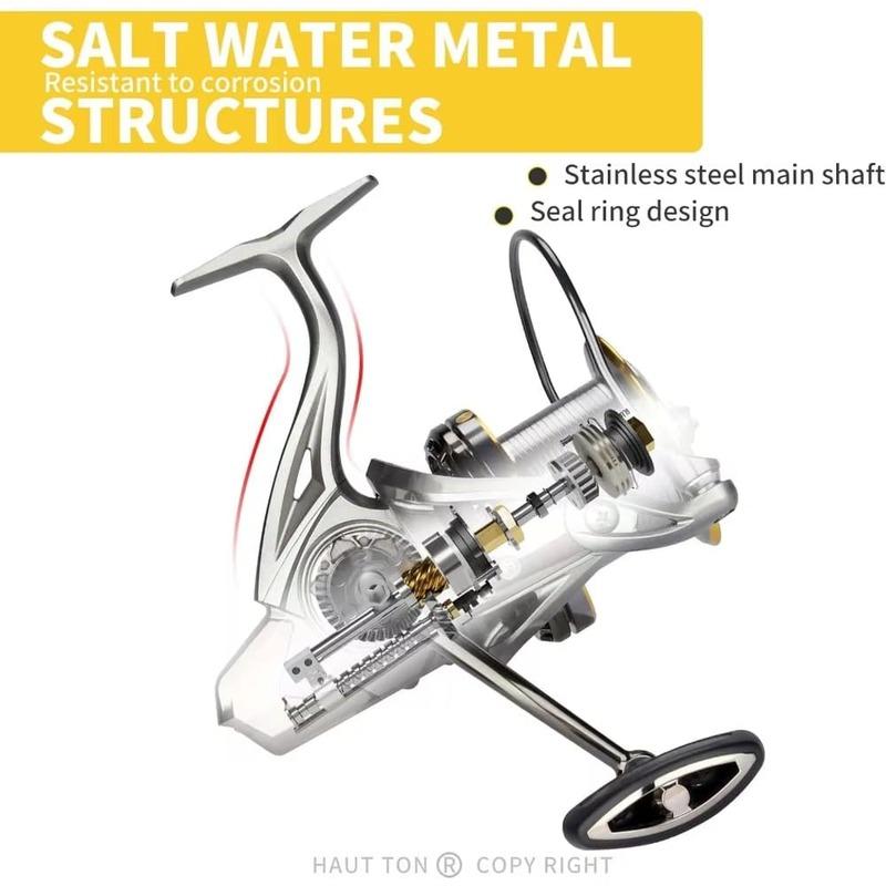 Mulinetă de filare nouă, seria NGK8000-14000, versiune ușoară, avansată, rulment 17+1BB, cadru de grafit de înaltă rezistență, mulinetă de pescuit generală pentru surf