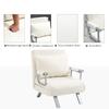 Convertible Armchair/Sofa Bed, 1-Seater, Removable Cover, High, Cushion, Legs, Armrests