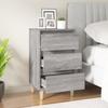 VidaXL Bedside Table Sonoma Grey 40x35x70 Cm Engineered Wood 819666