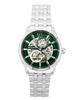 Sutton Stainless Steel Green Skeleton Automatic 96A329 Men's Watch