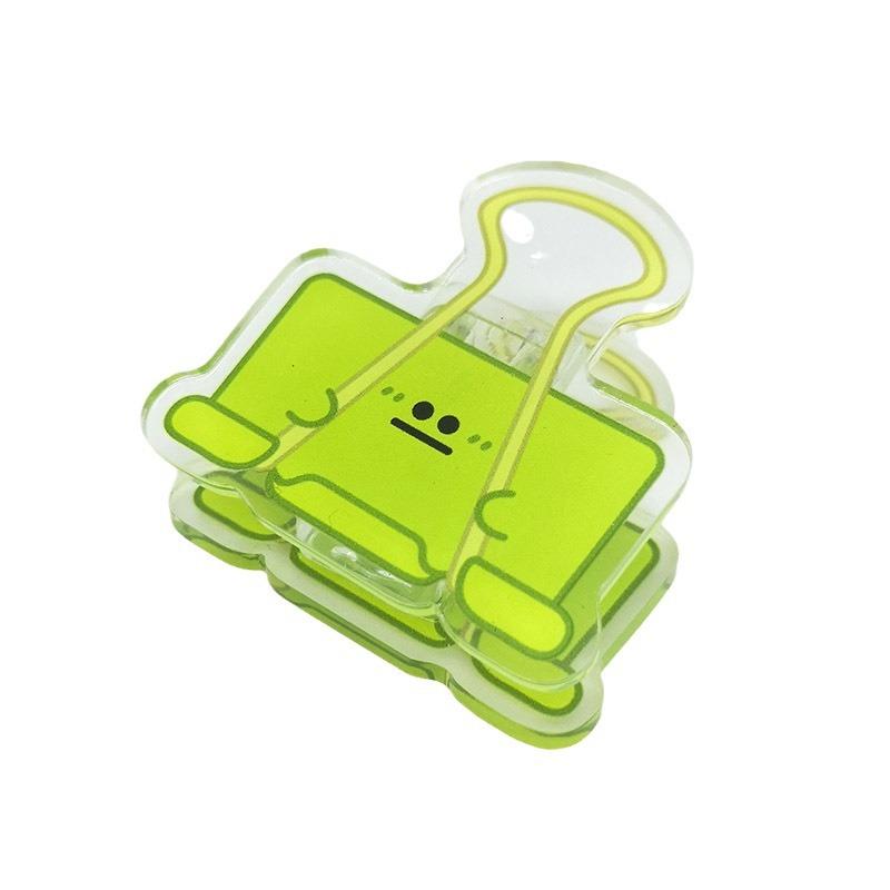 Acrylic Spring Clip Memo Note Holder Test Paper Handbook Document Picture Storage Organizer School Supplies Stationery Decor New